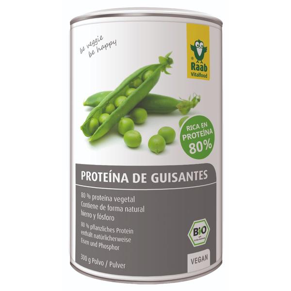 PROTEINA (80%) GUISANTE BIO. 300GR RAAB