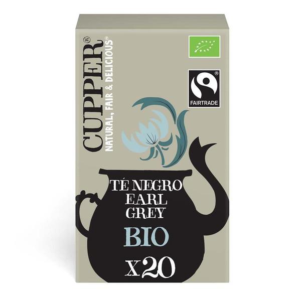 TE NEGRO EARL GREY BIO 20 FILTROS 40G CUPPER