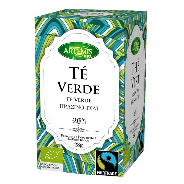 INFUSION TE VERDE FAIRTRADE BIO 28GR 20 BOLSAS (ARTEMIS)