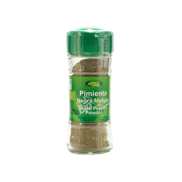 PIMIENTA NEGRA MOLIDA BIO 38GR TARRO CRISTAL (HERBES MOLI)