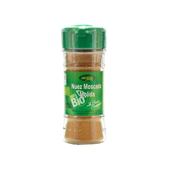 NUEZ MOSCADA MOLIDA 35GR TARRO CRISTAL (ARTEMIS)