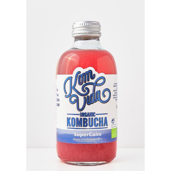 KOMVIDA KOMBUCHA SUPERCALM (MORA+ASHWAGANDHA) BIO 250ML