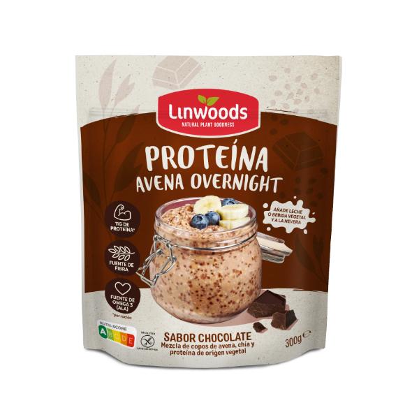 AVENA OVERNIGHT PROTEINA CHOCOLATE 300GR (LINWOODS)