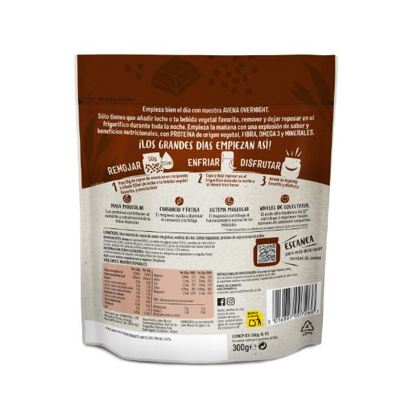 AVENA OVERNIGHT PROTEINA CHOCOLATE 300GR (LINWOODS)