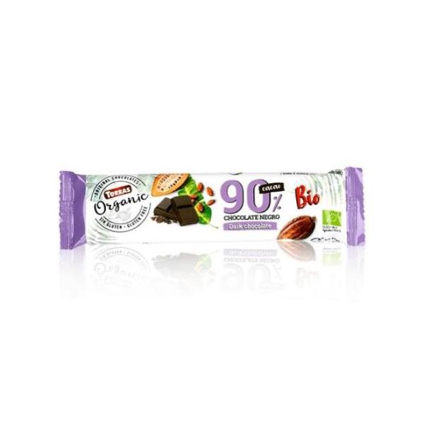 BARRITA CHOCO 90% C.CRIO BIO 25g(TORR)