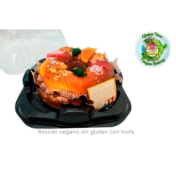 CONGELADO ROSCON DE REYES RELLENO TRUFA 600G SIN GLUTEN (VEGAN)