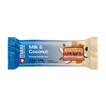 BARRITA PROTEINA WAFFLE COCO CHOCO LECHE 40G (MAXI)