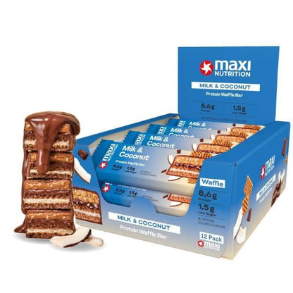 BARRITA PROTEINA WAFFLE COCO CHOCO LECHE 40G (MAXI)