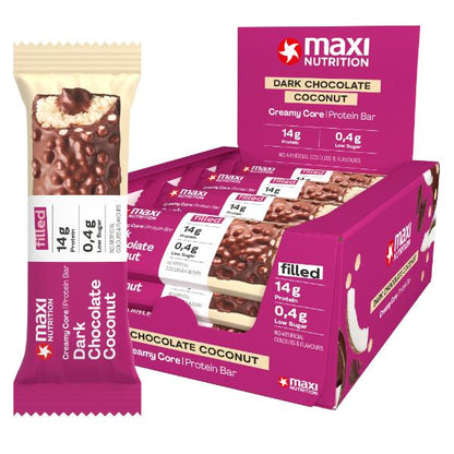 BARRITA PROTEINA CHOCO NEGRO COCO 45G (MAXI)