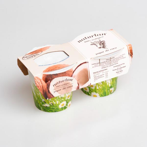 YOGUR VACA COCO BIO 2X125GR  (NATURLAN)