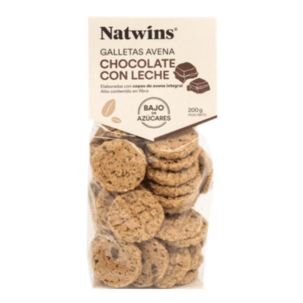 GALLETAS AVENA CHOCOLATE CON LECHE 200G (NATWINS)