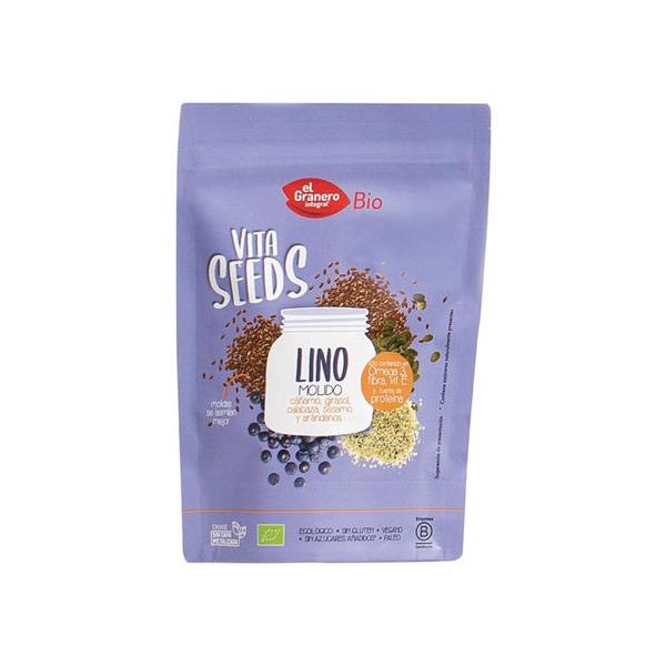 VITASEED LINO GIRASOL SESAMO CALABAZA BIO 300G (GRANERO)