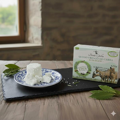 QUESO FRESCO BURGOS CABRA BIO 2X115G  (SANTA GADEA)