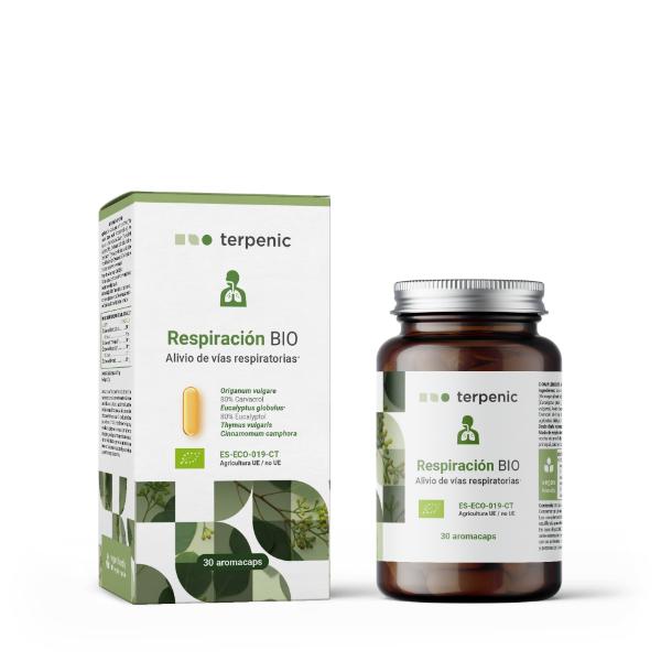 RESPIRACION 30 CAPSULAS VEGETALES 550MG  (TERPENIC)