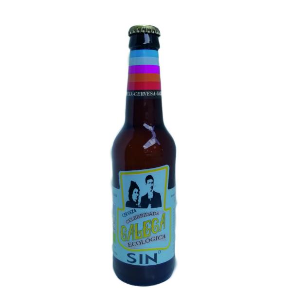 CERVEZA ECOLOGICA RUBIA SIN ALCOHOL 33CL (GALEGA)