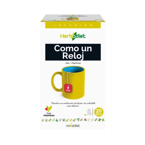 INFUSION COMO UN RELOJ 20 BOLSAS 30G (NOVADIET)
