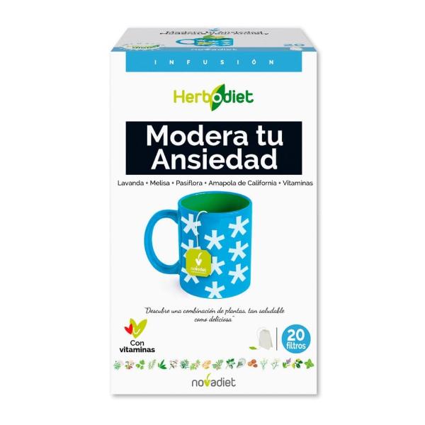 INFUSION MODERA TU ANSIEDAD 20 BOLSAS 30G  (HERBADIET)