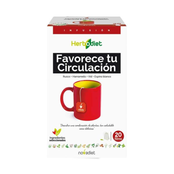 INFUSION FAVORECE TU CIRCULACION 20 BOLSAS 30G (HERBADIET)