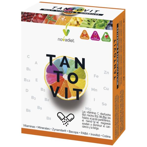 TANTOVIT MULTIVITAMINAS Y MINERALES 30 COMPRIMIDOS 39G (NOVADIET)