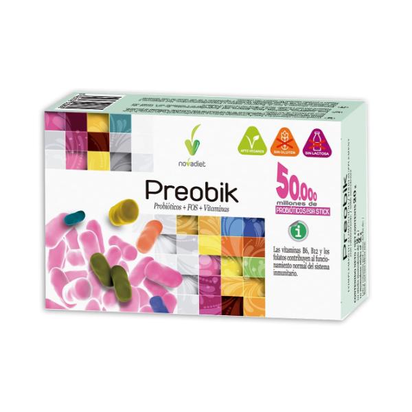 PREOBIK STICKS 10 DE 2G - 20GR (NOVADIET)