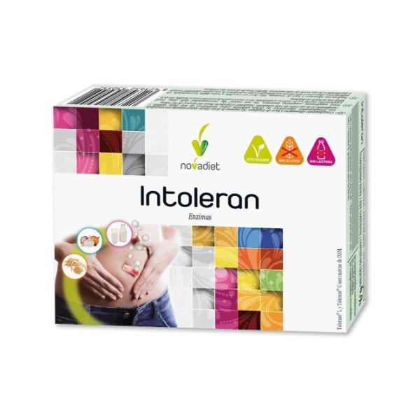 INTOLERAN ENZIMAS 30 COMPRIMIDOS RECUBIERTOS 6,9GR (NOVADIET)