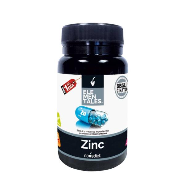 ZINC 125MG 60 CAPSULAS VEGETALES 30GR (NOVADIET)