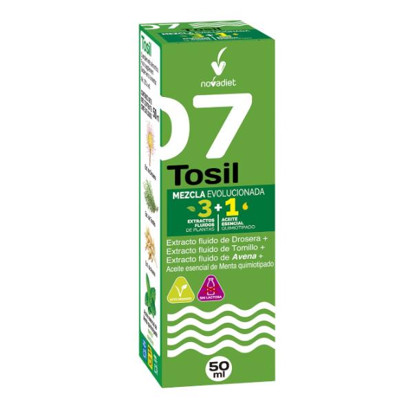 TOSIL (MEZCLA 3 EXTRACTOS) + ACEITE ESENCIAL MENTA 50ML (NOVADIET)