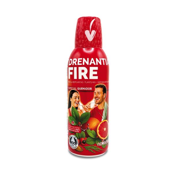 DRENANTIA FIRE SABOR NARANJA 600 ML (NOVADIET)