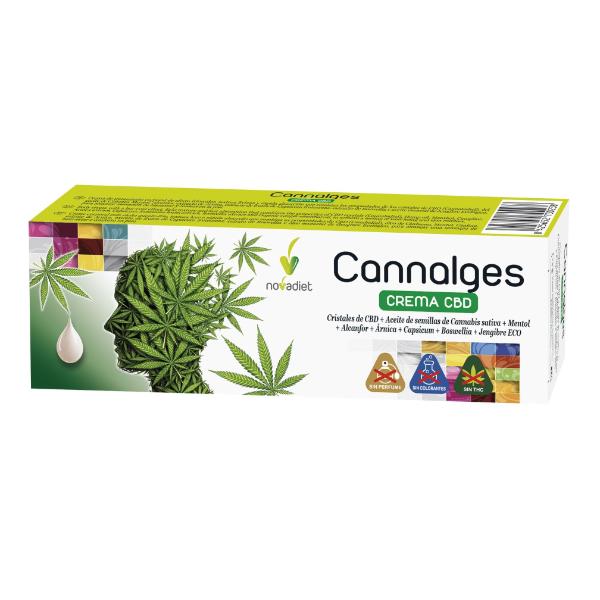 CANNALGES CREMA CBD 60ML (NOVADIET)