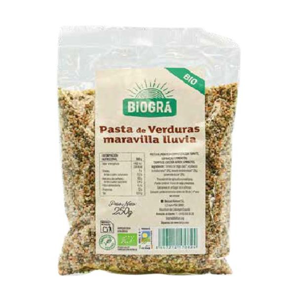 MARAVILLA LLUVIA CON VERDURAS BIO 250GR (BIOGRA)