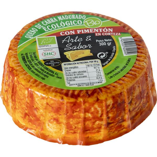 QUESO CABRA PIMENTON BIO 300GR  (ARTE Y SABOR)