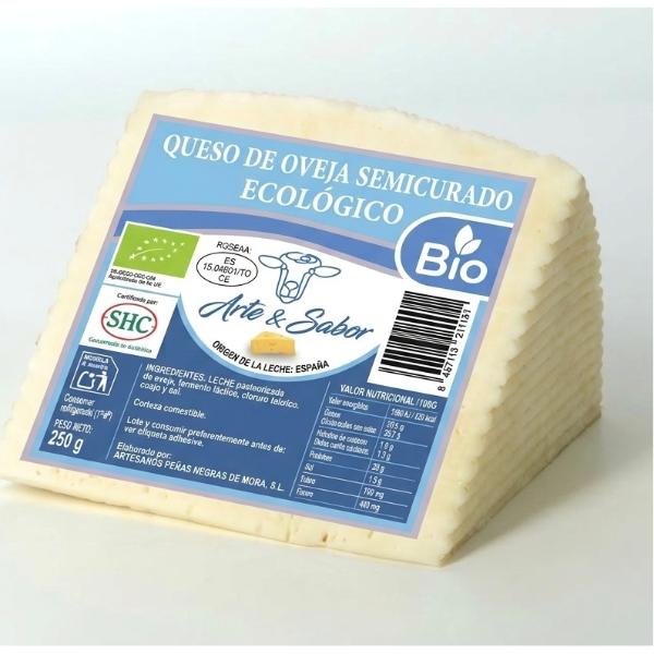 QUESO OVEJA SEMICURADO BIO 200GR   (ARTE Y SABOR)