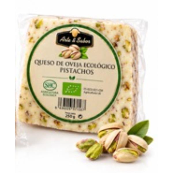 QUESO OVEJA CON PISTACHOS BIO 250G (ARTE Y SABOR)