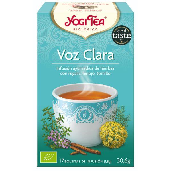 YOGI TEA VOZ CLARA (GARGANTA) BIO 17 BOLSAS 30,6GR