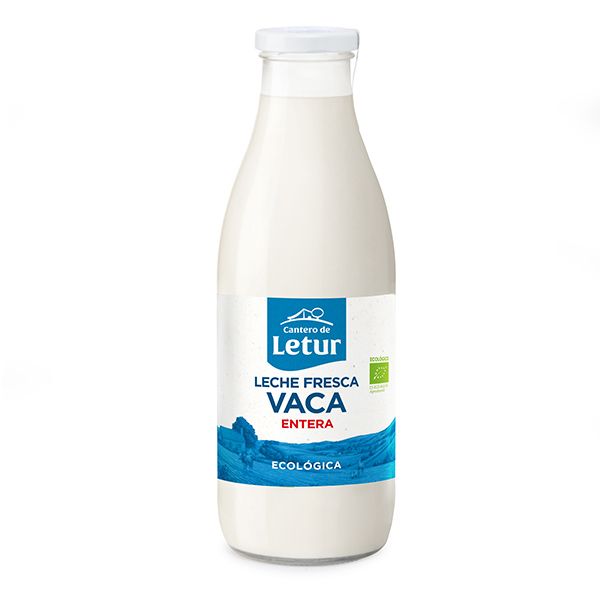LECHE FRESCA VACA ENTERA BIO PASTEURIZADA 1 LT (CANTERO DE LETUR)