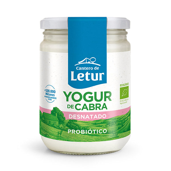 YOGUR CABRA DESNATADO BIO 420G SIN GLUTEN (CANTERO DE LETUR)