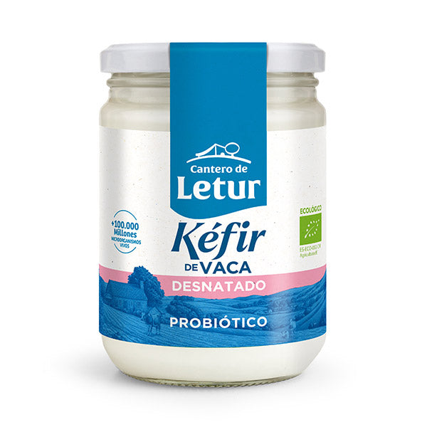 KEFIR VACA DESNATADO BIO 420G SIN GLUTEN (CANTERO DE LETUR)