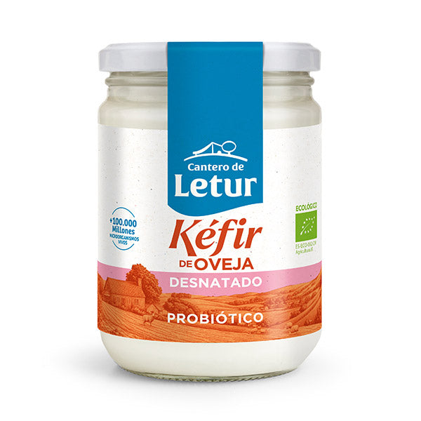 KEFIR OVEJA DESNATADO BIO 420G SIN GLUTEN (CANTERO DE LETUR)