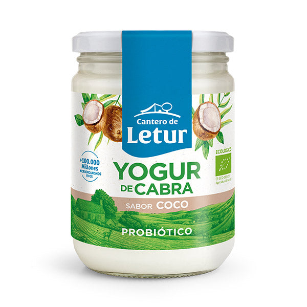 YOGUR CABRA SABOR COCO BIO 420G SIN GLUTEN (CANTERO DE LETUR)