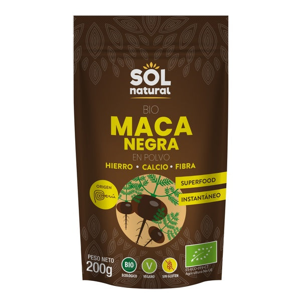 MACA NEGRA POLVO BIO 200 GR.(SOL)