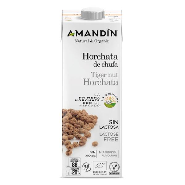 HORCHATA DE CHUFA BIO BRICK 1LT SIN GLUTEN (AMANDIN)