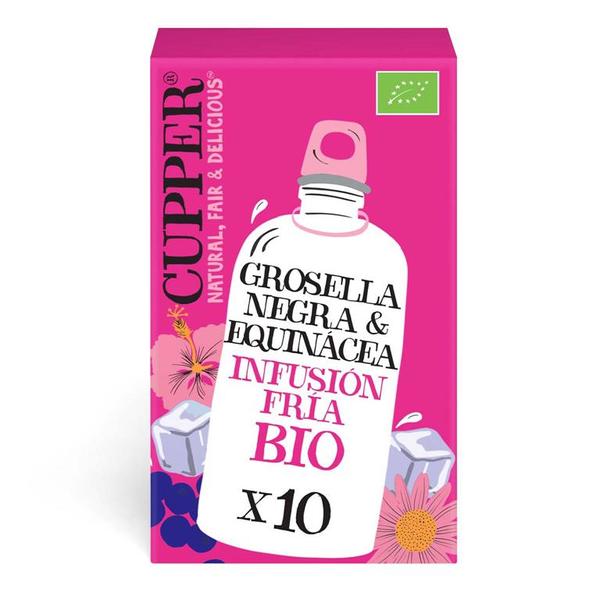 INFUSION FRIA GROSELLA NEGRA,EQUINACEA BIO 10 FILTROS 27G CUPPER