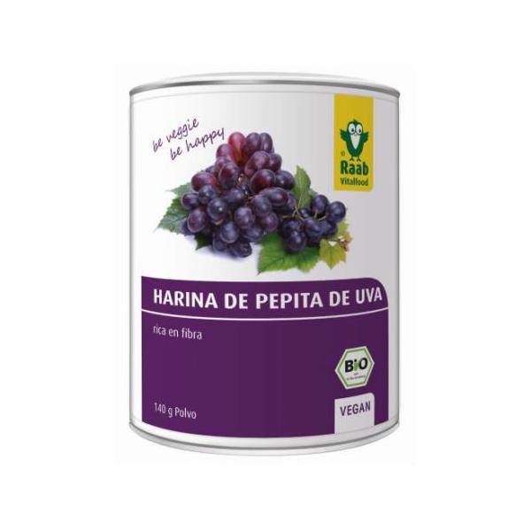 HARINA PEPITA UVA BIO BOTE 140G (RAAB)