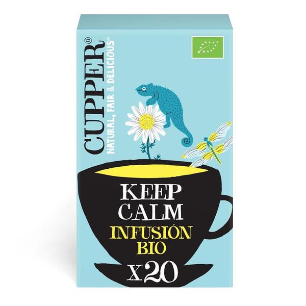 INFUSION KEEP CALM BIO 20 FILTROS 35G CUPPER