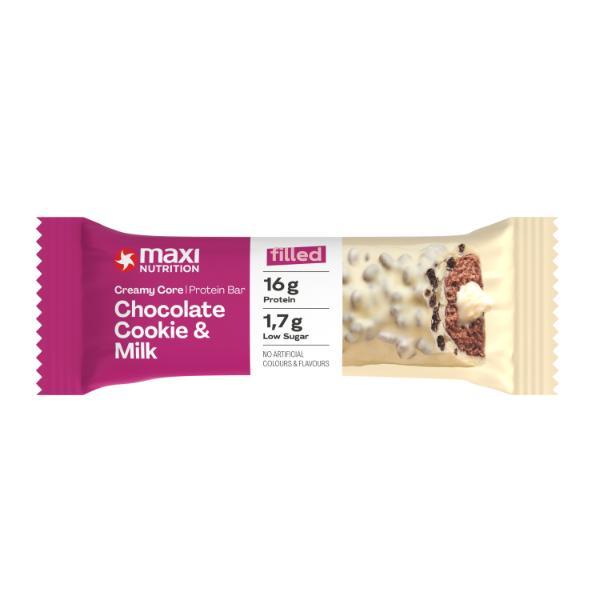 BARRITA PROTEINA CHOCO BLANCO COOKIE 45G (MAXI)