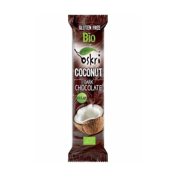 BARRITA OSKRI COCO CHOCOLATE NEGRO BIO 53GR