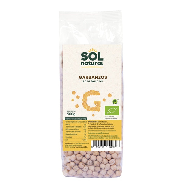 GARBANZOS BIO 500G (SOL)