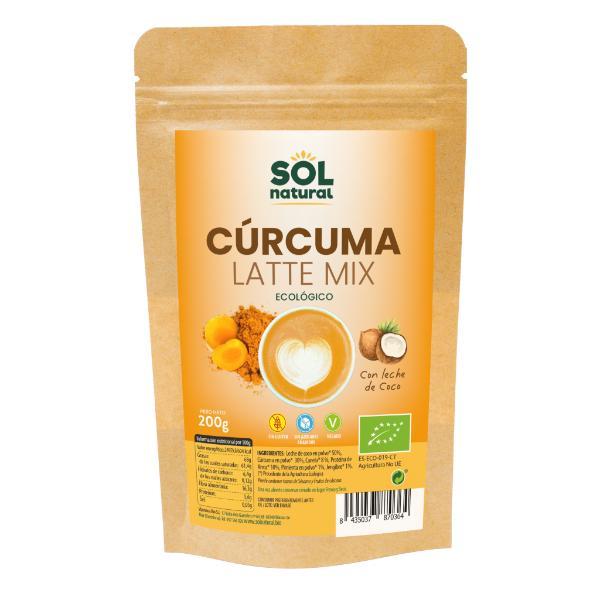 CURCUMA LATTE MIX BIO 200G (SOLNATURAL)