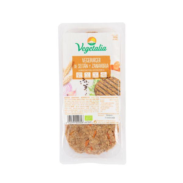 VEGEBURGER ZANAHORIA Y SEITAN BIO 160 GR (VEGETALIA)