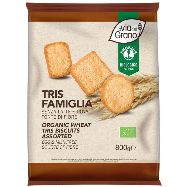 GALLETAS TRIS SIN LECHE NI HUEVO BIO 800G (PROBIOS)